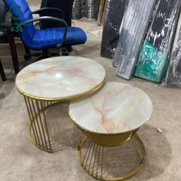 ban sofa cu mat da van may mau trang kem 1