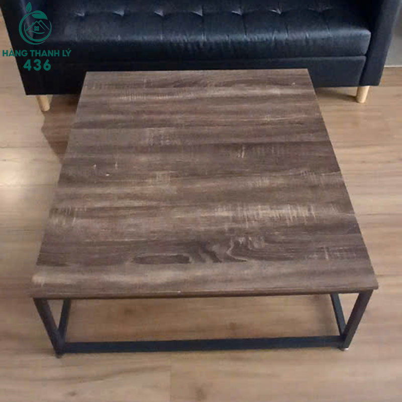 Bàn Sofa Cũ Mặt Gỗ Vuông Chân Sắt 2 ban sofa cu mat go vuong chan sat 2