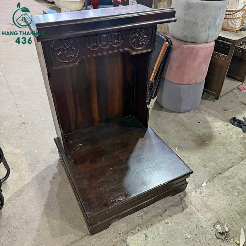 Bàn Thờ Ông Địa Cũ Gỗ Kiểu Dáng Truyền Thống 3 ban tho ong dia cu go kieu dang truyen thong 1