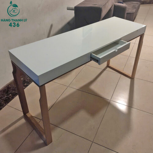 Thanh Lý Bàn Ghế Cũ, Mua Bán Đồ Nội Thất Cũ Giá Rẻ TPHCM 209 ban trang diem cu 1m5 co ngan keo tien loi 2