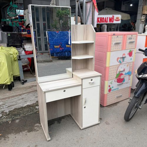 ban trang diem cu go co guong truot 2