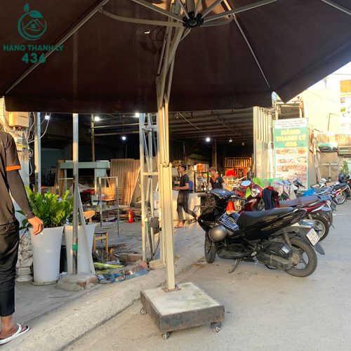 du che nang cu ngoai troi co de banh xe 4
