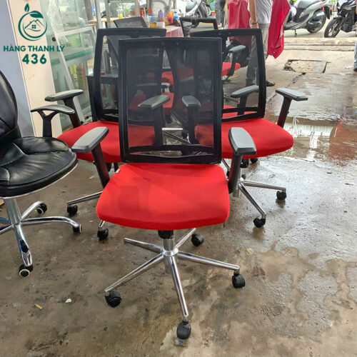 Thanh Lý Bàn Ghế Cũ, Mua Bán Đồ Nội Thất Cũ Giá Rẻ TPHCM 154 ghe van phong cu lung luoi dem do co tay 1