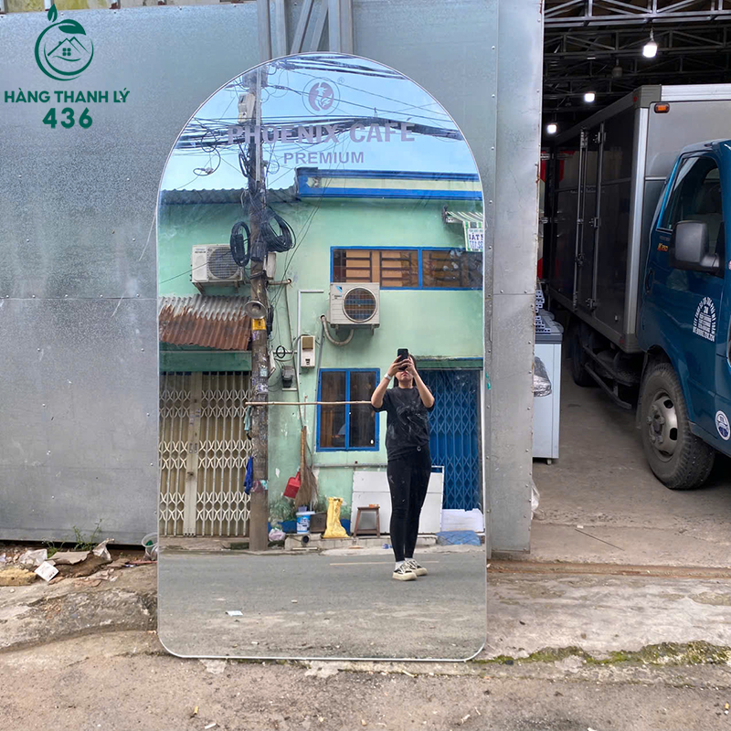 Gương Soi Toàn Thân Cũ Đầu Vòm 2 guong soi toan than cu dau vom