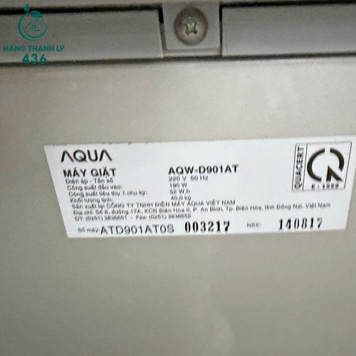may giat cu aqua 9kg cua tren mau xam bac 1