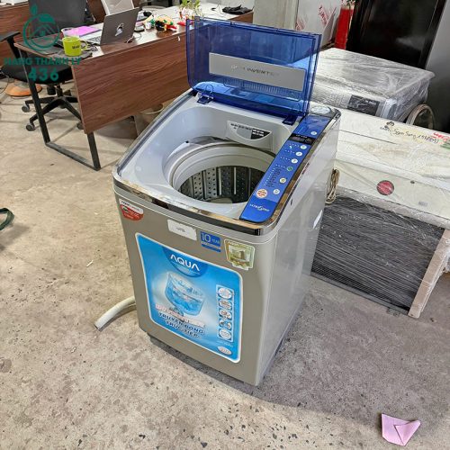 may giat cu aqua 9kg cua tren mau xam bac 3