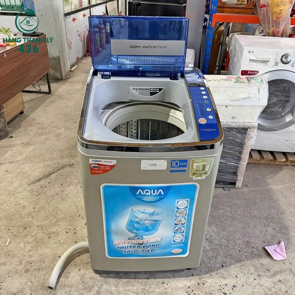 may giat cu aqua 9kg cua tren mau xam bac 4