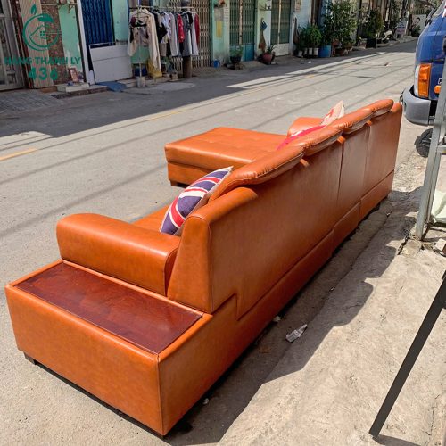 Sofa Góc Da Cũ Chữ L Có Hộc Kéo Tiện Dụng 4 sofa goc da cu chu l co hoc keo tien dung 2