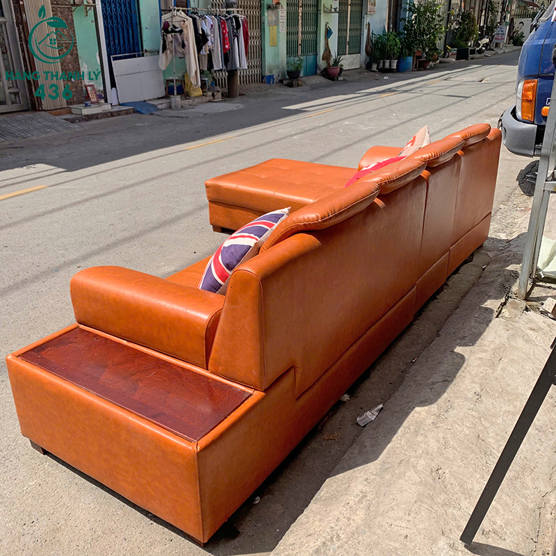 sofa-goc-da-cu-chu-l-co-hoc-keo-tien-dung-2 Sofa Góc Da Cũ Chữ L Có Hộc Kéo Tiện Dụng