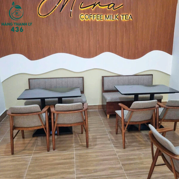 thanh ly ban ghe cafe go lot nem moi 99