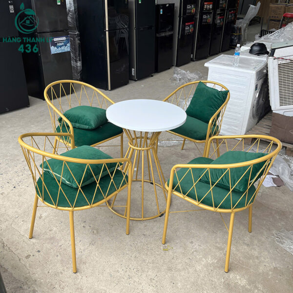 thanh ly ban ghe cafe khung sat ma vang moi 99 2