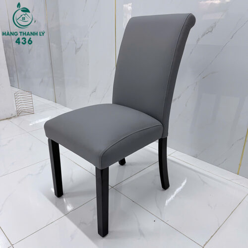 Thanh Lý Ghế Ăn Bọc Da Màu Xám Mới 99% 3 thanh ly ghe an boc da mau xam moi 99 3