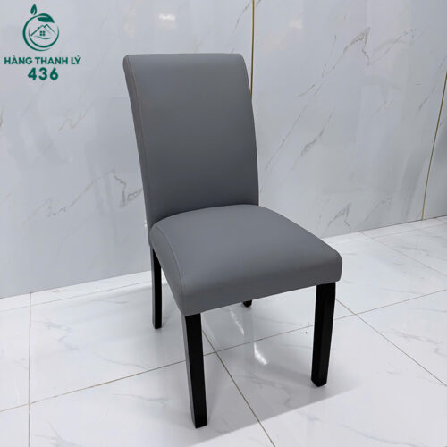 Thanh Lý Ghế Ăn Bọc Da Màu Xám Mới 99% 2 thanh ly ghe an boc da mau xam moi 99 4