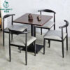 Thanh Lý Bàn Ghế Cafe Khung Sắt Lót Nệm Mới 99% 2 thanh ly ghe bull cafe sat lot nem moi 99