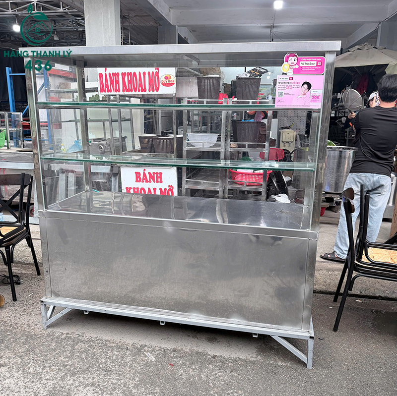 tu ban hang inox cu dai 1m6 1