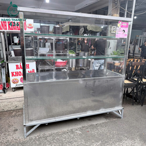 tu ban hang inox cu dai 1m6 3