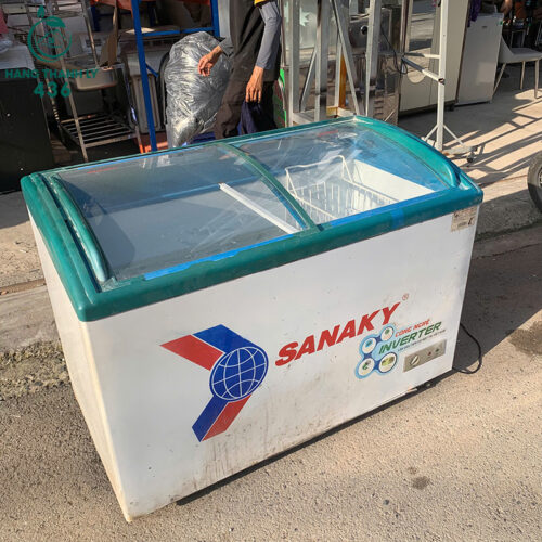Tủ Đông Kính Cong Sanaky Cũ Model VH-4899K3 3 tu dong kinh cong sanaky cu model vh 4899k3 1