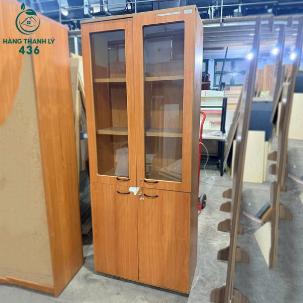 tu-ho-so-cu-2-canh-kinh-mau-van-go-80cm tu ho so cu 2 canh kinh mau van go 80cm