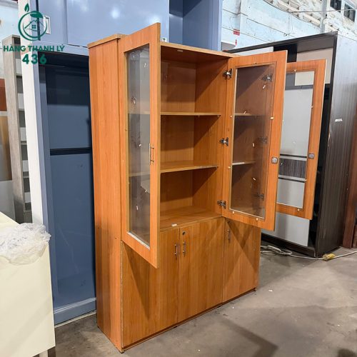 tu-ho-so-cu-6-canh-go-phoi-kinh-mau-nau-vang-1-500x500 Thanh Lý Bàn Ghế Cũ, Mua Bán Đồ Nội Thất Cũ Giá Rẻ TPHCM