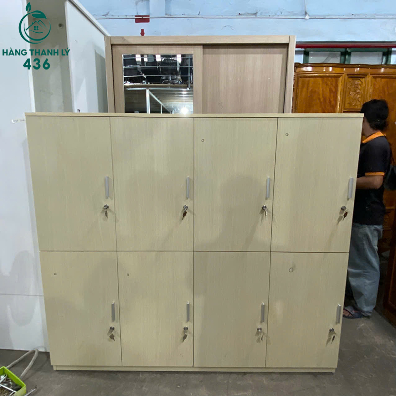 Tủ Hồ Sơ Cũ 8 Cánh Màu Gỗ Sáng 1m7 3 tu ho so cu 8 canh mau go sang 1