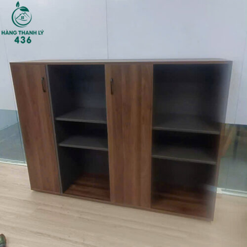 Tủ Hồ Sơ Cũ Gỗ Công Nghiệp Màu Nâu 2 tu ho so cu go cong nghiep mau nau 1