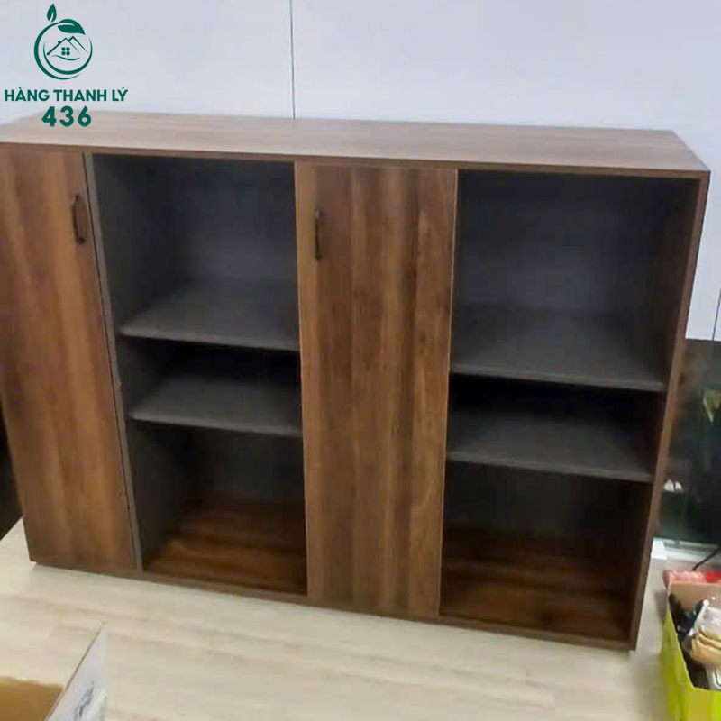 Tủ Hồ Sơ Cũ Gỗ Công Nghiệp Màu Nâu 4 tu ho so cu go cong nghiep mau nau 2