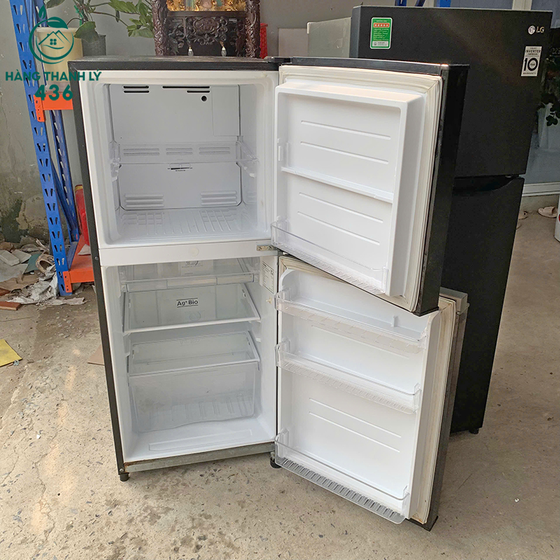 Tủ Lạnh Toshiba Inverter Cũ 2 Cánh Màu Đen 6 tu lanh toshiba inverter cu 2 canh mau den 200l 2