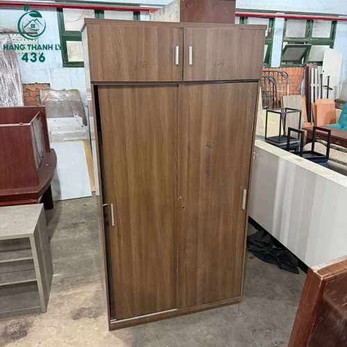 tu-quan-ao-cu-2-canh-lua-mau-van-go-nau-1-1-500x500 Thanh Lý Bàn Ghế Cũ, Mua Bán Đồ Nội Thất Cũ Giá Rẻ TPHCM