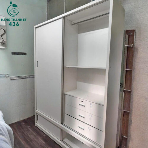 Thanh Lý Bàn Ghế Cũ, Mua Bán Đồ Nội Thất Cũ Giá Rẻ TPHCM 189 tu quan ao cu cua lua mau trang 1m8 4