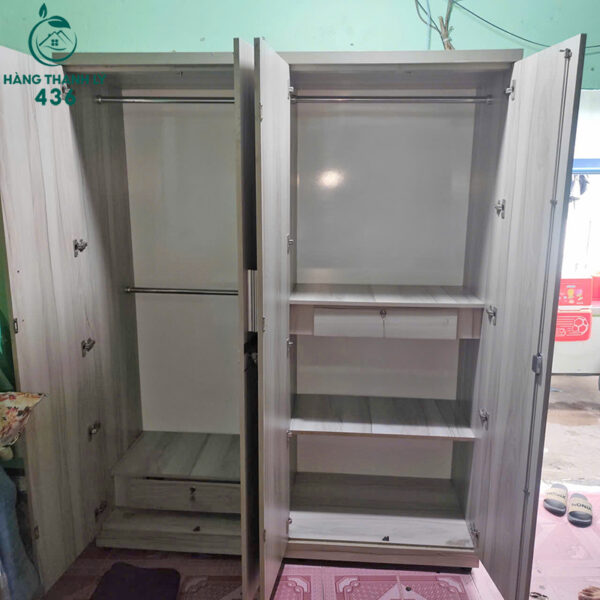 tu quan ao cu ngang 1m61 mau van go 2