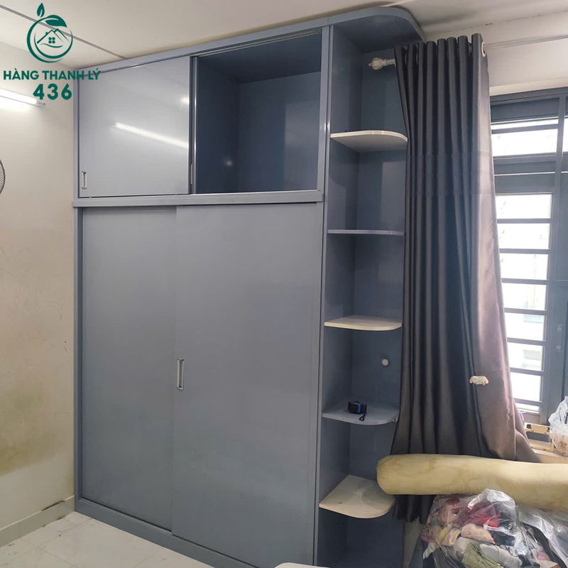 tu-quan-ao-cua-lua-cu-2m-co-ngan-de-do-phia-tren-1 Tủ Quần Áo Cửa Lùa Cũ 2m Có Ngăn Để Đồ Phía Trên
