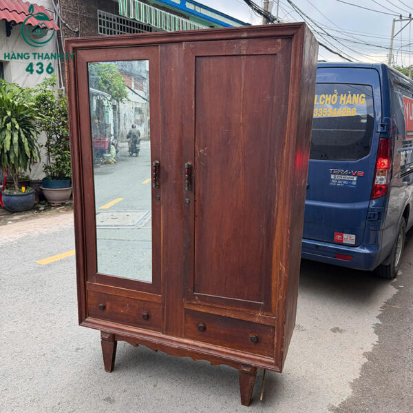 tu-quan-ao-go-cu-2-canh-co-guong (3) tu quan ao go cu 2 canh co guong 3