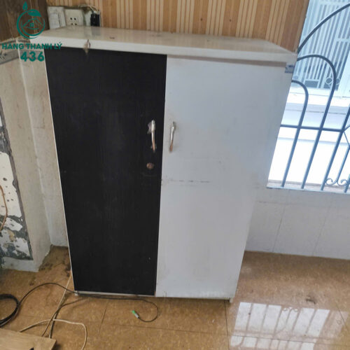 Thanh Lý Bàn Ghế Cũ, Mua Bán Đồ Nội Thất Cũ Giá Rẻ TPHCM 137 tu tai lieu cu 2 canh phoi trang den 84cm 2