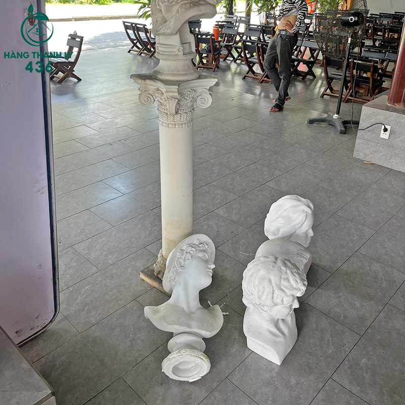 Tượng Trang Trí Cũ Màu Trắng Phong Cách Cổ Điển 13 tuong trang tri cu mau trang phong cach co dien 5