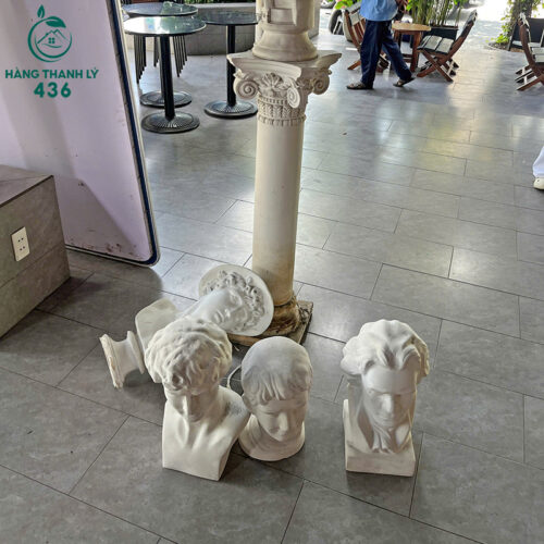 Tượng Trang Trí Cũ Màu Trắng Phong Cách Cổ Điển 3 tuong trang tri cu mau trang phong cach co dien 7