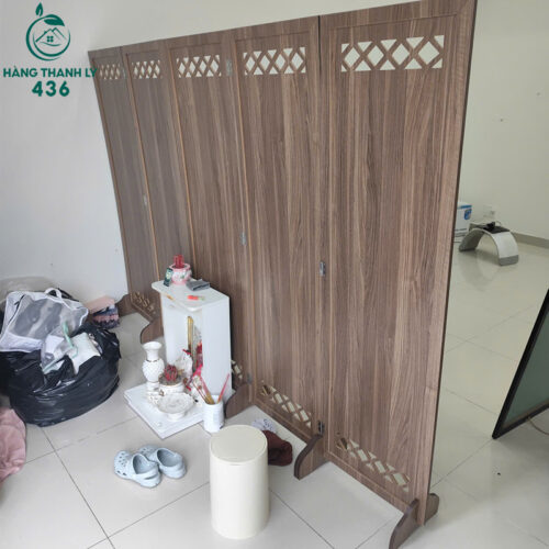 Vách Ngăn Cũ Gỗ Màu Nâu Hoa Văn 2 vach ngan cu go mau nau hoa van 1